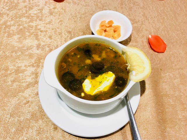 súp cá hồi